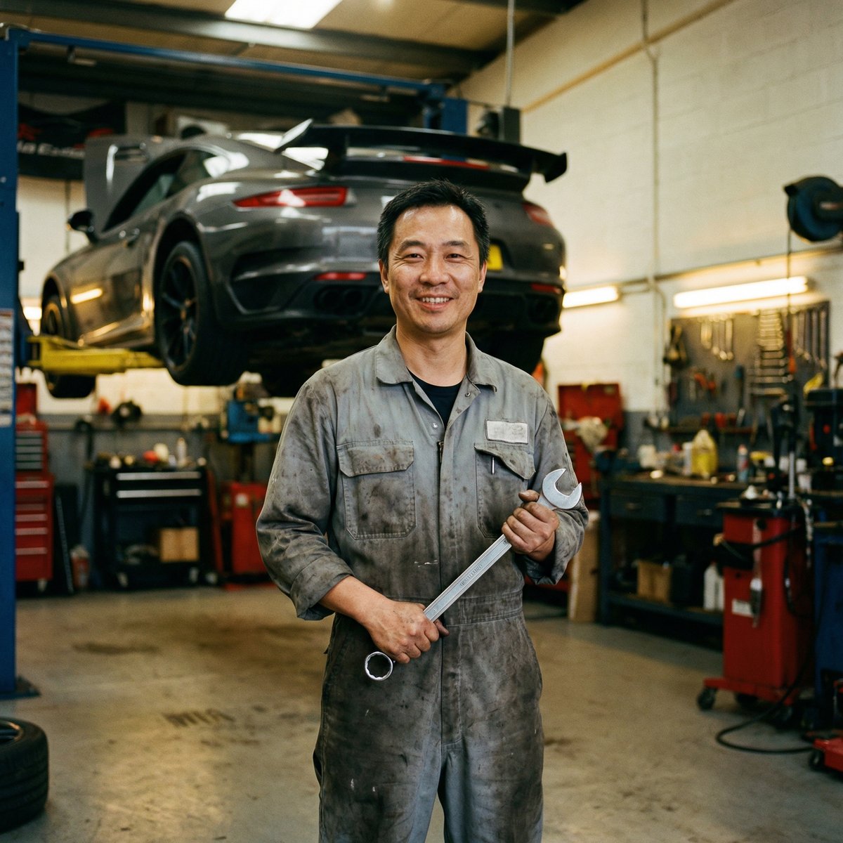 麻豆传媒改装技师张师傅